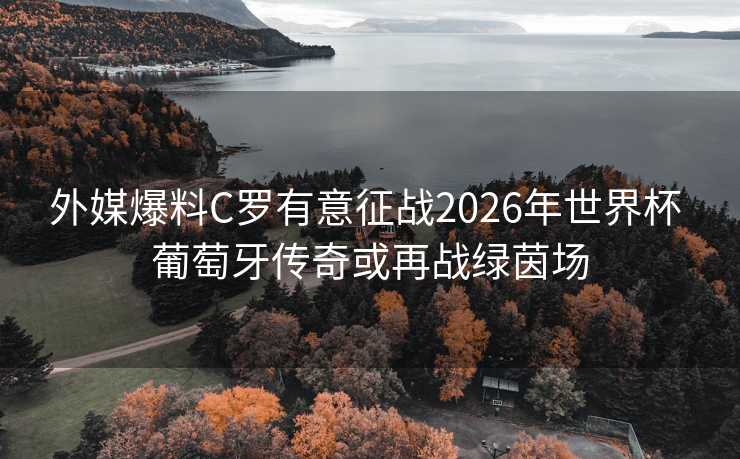 外媒爆料C罗有意征战2026年世界杯 葡萄牙传奇或再战绿茵场